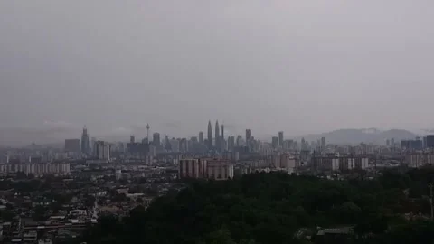 A zooming out KL Stock Footage 145804726