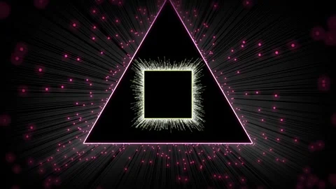 Zooming shapes Stock Footage 292449322