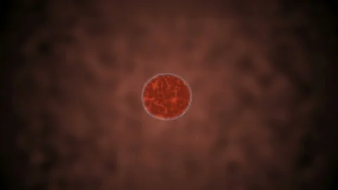 Zooming through molecular level towards some cells 4k Stock Footage 128674856