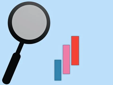 Zooming In on Wealth Stock Illustration