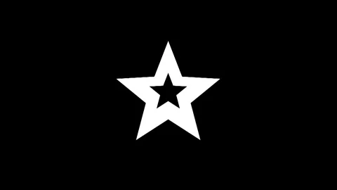 Zooming White Star Stock Footage 119955842