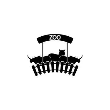 Zoo's logo icon. Element of animals icon for mobile concept and web apps Stock Illustration