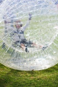 Zorbing Fotos Stock