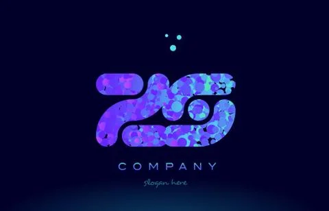Zs z s bubble circle dots pink blue alphabet letter logo icon vector Stock Illustration