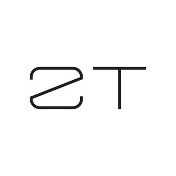 Zt initial letter vector logo icon Stock Illustration
