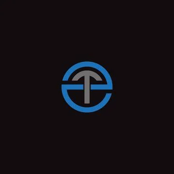 ZT TZ Letter monogram Initial flat Unique modern flat abstract logo design... Illustrazione stock