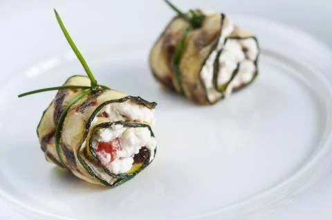 Zucchini appetizer Foto stock