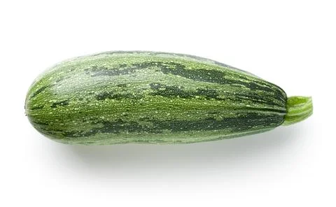 Zucchini Isolated Over White Background Stock Photos