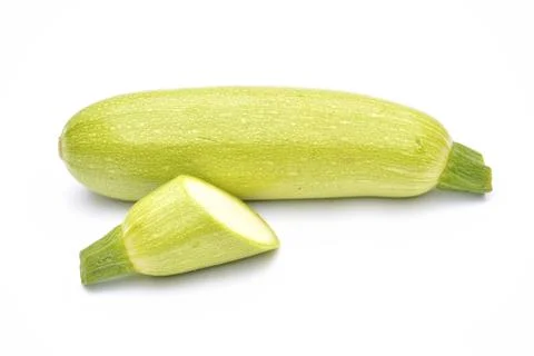 Zucchini isolated Fotos de archivo