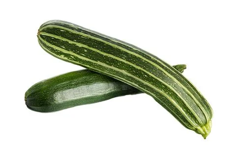 Zucchini isolated. Stock Photos