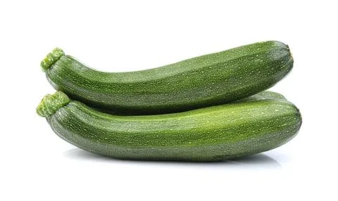 Zucchini isolated on white background Stock Photos