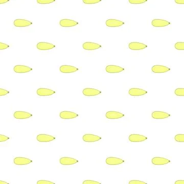 Zucchini pattern creating a seamless healthy food background Stock Illustration