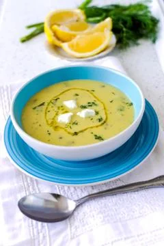 Zucchini soup Stock Photos