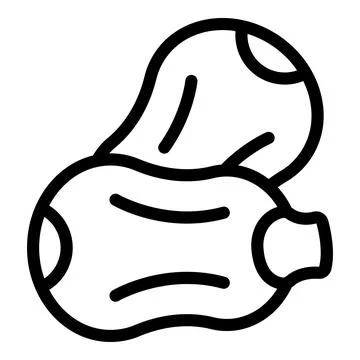 Zucchini squashes icon outline vector. Ripe marrow veggies Stock Illustration