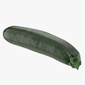 Zucchini Vegetable 3D Model 3D Model