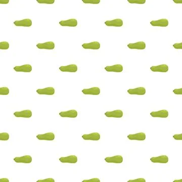 Zucchini vegetable forming a seamless repeating pattern Stock Illustration