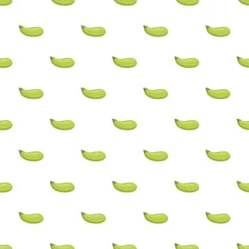 Zucchini vegetables forming a repeating decorative pattern Stock Illustration