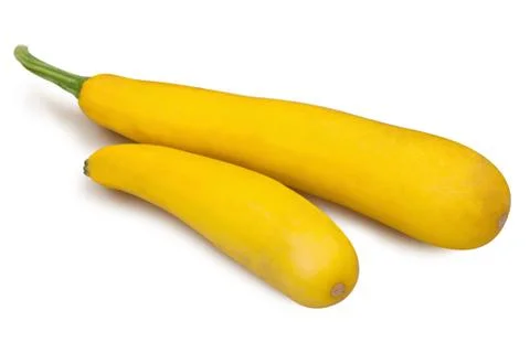 Zucchini on white background Stock Photos