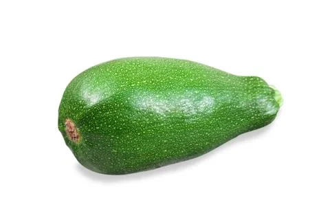 Zucchini on white background Stock Photos