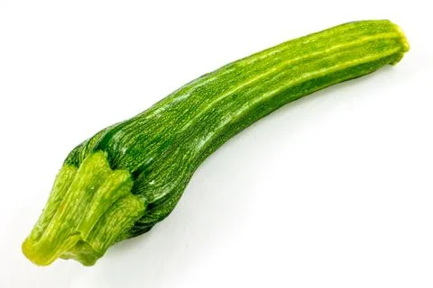 Zucchini  on white background Stock Photos