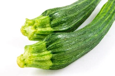 Zucchini  on white background Stock Photos