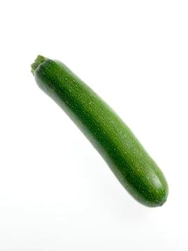 Zucchini on white background Stock Photos