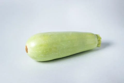 Zucchini on a white background. Stock Photos