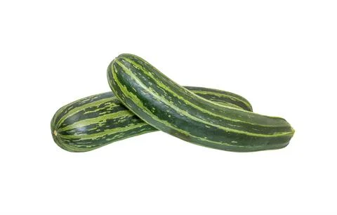 Zucchini on white background Stock Photos