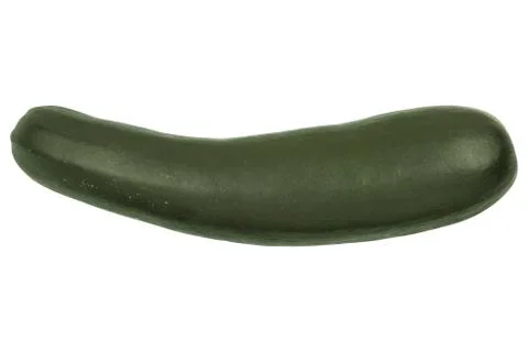 Zucchini On White Stock Photos