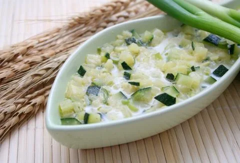 Zucchinisuppe Stock Photos