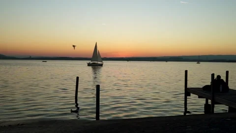 ZUG-SUNSET Stock Footage 162729168