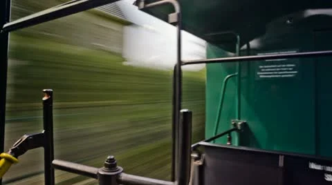 Zugfahrt gegen wagon Video stock 11889172