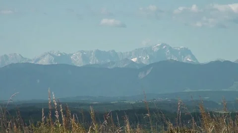 Zugspitze Bavaria Germany Stock Footage 7312066