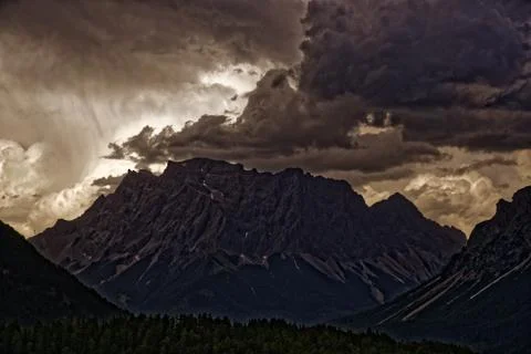 Zugspitze 스톡 사진