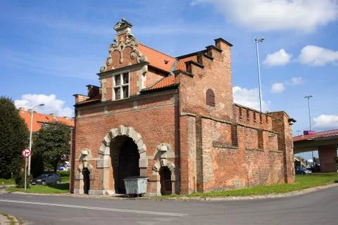 Zulawska Gate in Gdansk Fotos de archivo