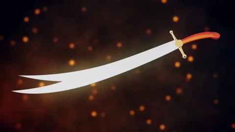 Zulfiqar The Sword of Imam Ali Vídeo Stock 346745201