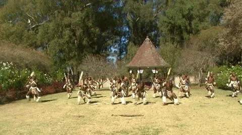 Zulu dancing Vídeo Stock 12031627