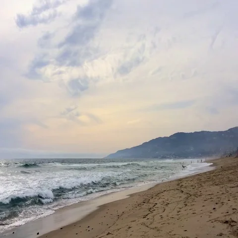 Sunset Silhouette - Zuma Beach, Malibu, California