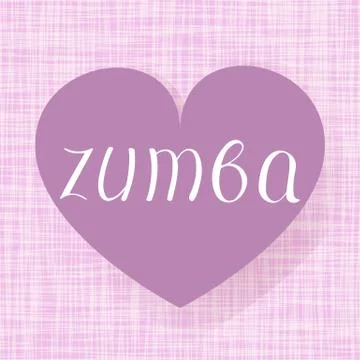 Zumba dance. 스톡 일러스트