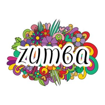 Zumba dance. 스톡 일러스트