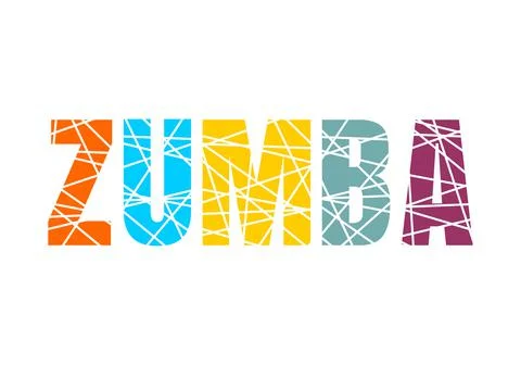 Zumba dance illustration. Stockillustratie