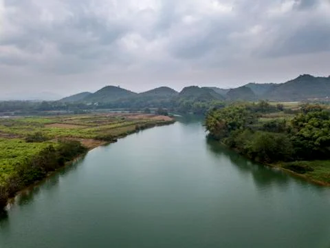 The Zuo river Stock Photos