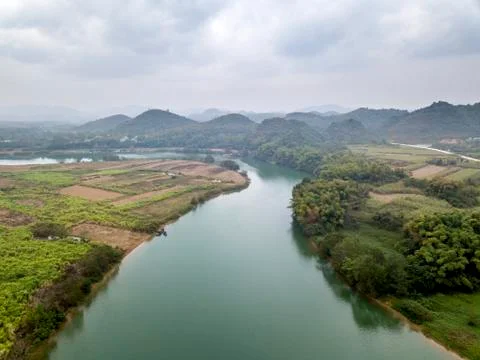 The Zuo river Stock Photos