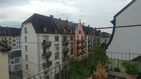 Zurich Apartment Loft Stock Footage