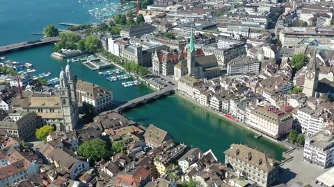 Zurich downtown Stock Footage 143486953