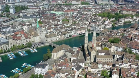 Zurich downtown Stock Footage 143487277