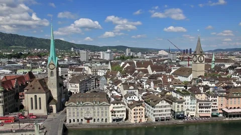 Zurich downtown Stock Footage 143487979