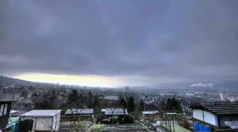 Zurich HDR timelapse 1 Video stock 314903