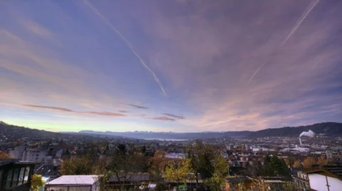 Zurich HDR timelapse 10 Video stock 314875