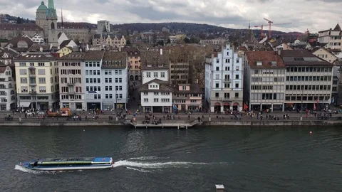 Zurich Skyline 스톡 동영상 122340922